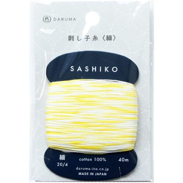 横田 DARUMA 刺し子糸(細) col.303 40mカード巻