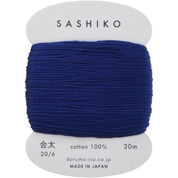 ダルマ 刺し子糸 〈合太〉 カード巻き Col.215 30m 10-215