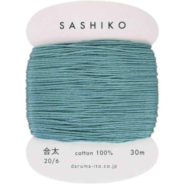 ダルマ 刺し子糸 〈合太〉 カード巻き Col.205 30m 10-205