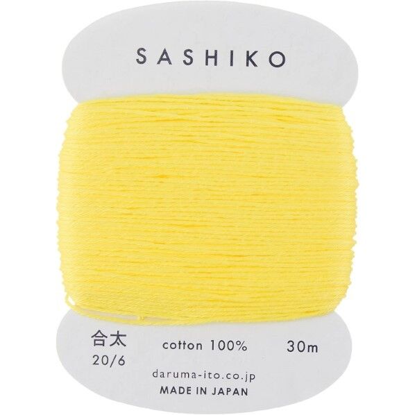 ダルマ 刺し子糸 〈合太〉 カード巻き Col.203 30m 10-203