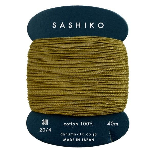 横田 ダルマ 刺し子糸 〈細〉 カード巻き Col.228 40m