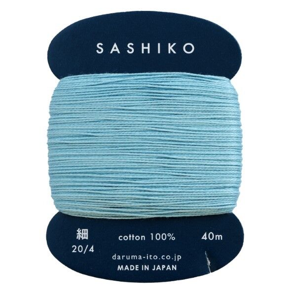 横田 ダルマ 刺し子糸 〈細〉 カード巻き Col.226 40m