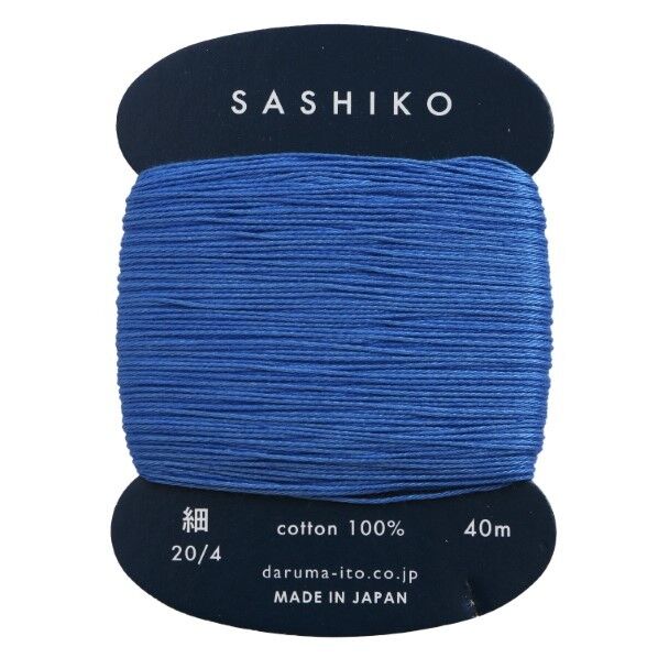 横田 ダルマ 刺し子糸 〈細〉 カード巻き Col.225 40m