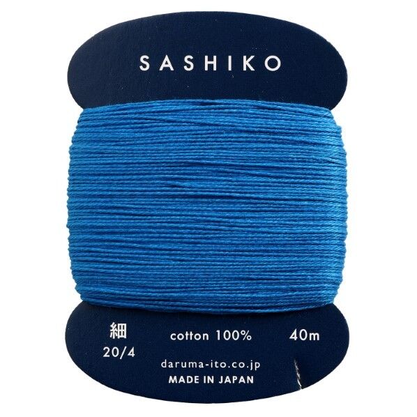 横田 ダルマ 刺し子糸 〈細〉 カード巻き Col.224 40m