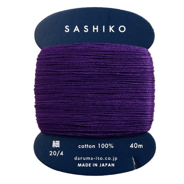 横田 ダルマ 刺し子糸 〈細〉 カード巻き Col.223 40m