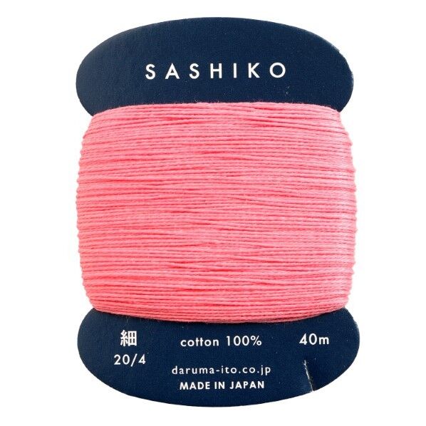 横田 ダルマ 刺し子糸 〈細〉 カード巻き Col.222 40m