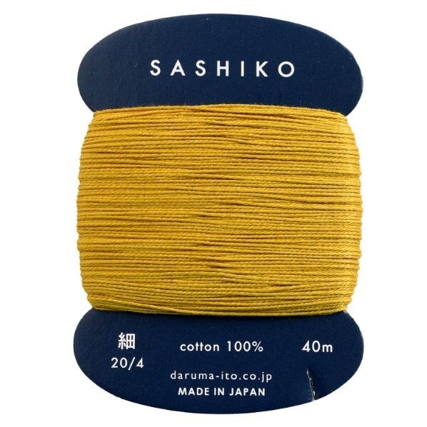 横田 ダルマ 刺し子糸 〈細〉 カード巻き Col.220 40m