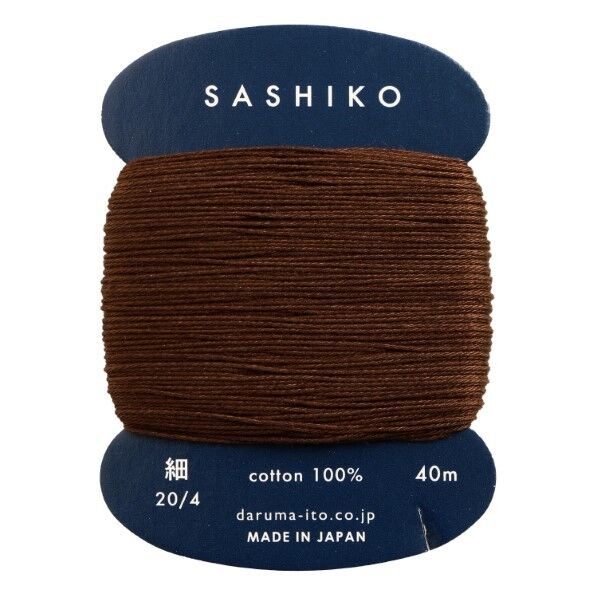 横田 ダルマ 刺し子糸 〈細〉 カード巻き Col.218 40m