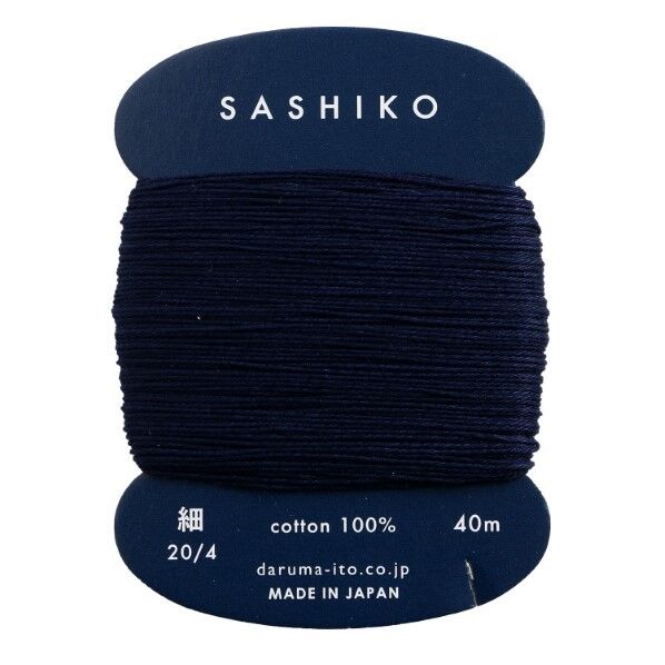 横田 ダルマ 刺し子糸 〈細〉 カード巻き Col.216 40m