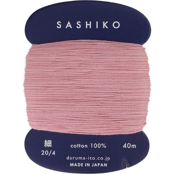 横田 ダルマ 刺し子糸 〈細〉 カード巻き Col.211 40m