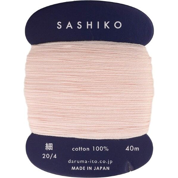 横田 ダルマ 刺し子糸 〈細〉 カード巻き Col.209 40m