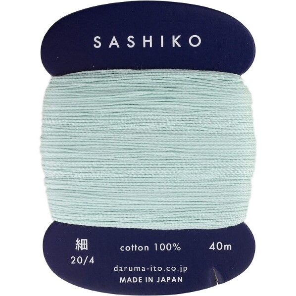 横田 ダルマ 刺し子糸 〈細〉 カード巻き Col.206 40m