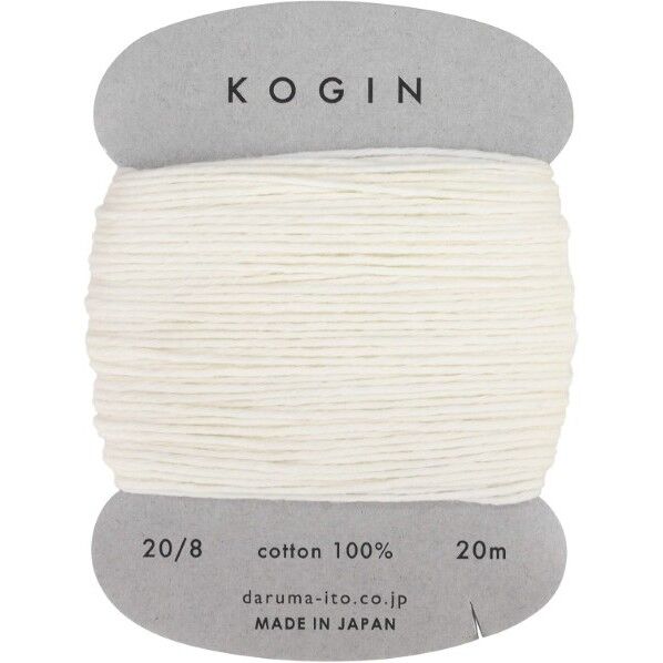 ダルマ こぎん糸 カード巻き Col.1 20m 01-2420