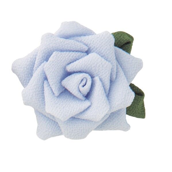 オリムパス製絲 はじめてのつまみ細工 キット バラのブローチ H6.5×W7×D2.5cm