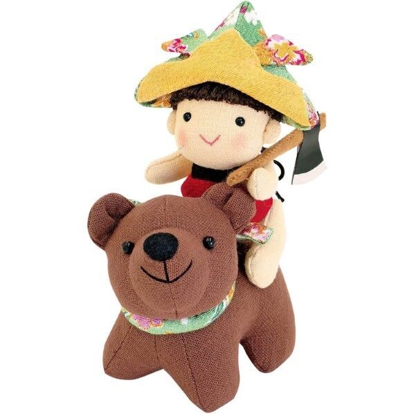 オリムパス製絲 パッチワークキット ぬいぐるみ 兜をかぶった金太郎 PA703