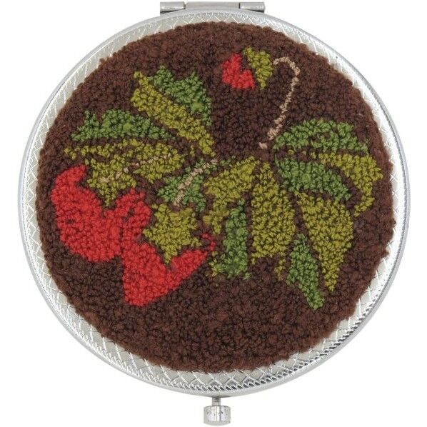 オリムパス製絲 手芸キット コンパクトミラーシリーズ いちご