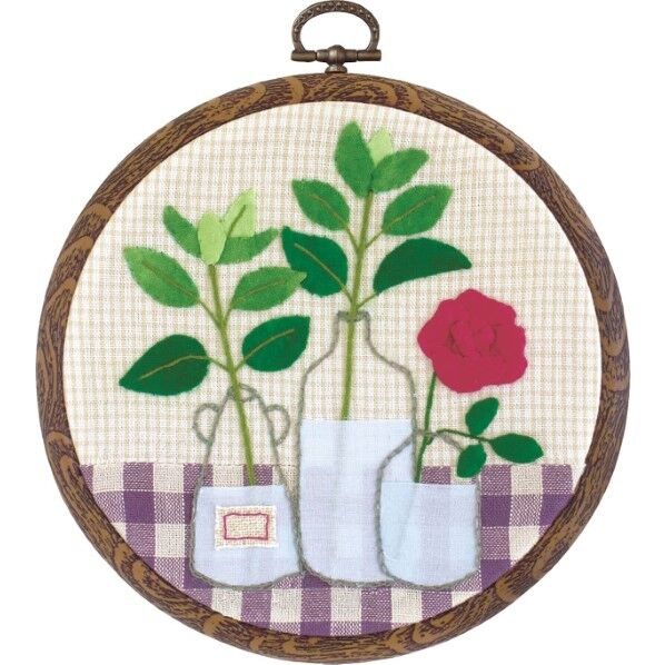 オリムパス製絲 パッチワークキット ミント&バニラ PA-561