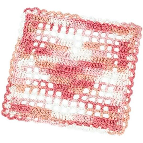 オリムパス製絲 編み物キット はじめてのクロッシュレース ハート EG-104