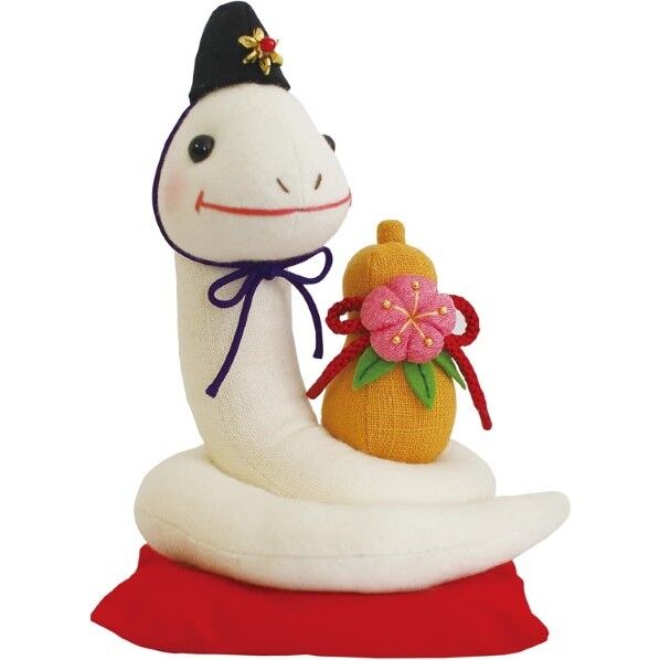 オリムパス 干支キット 巳 手芸キット へびとひょうたん PA-819 デザイン 福村弘美