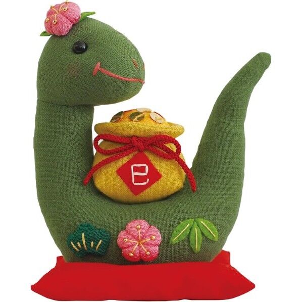 オリムパス 干支キット 巳 手芸キット 華ヘビと宝袋 PA-818 デザイン 福村弘美