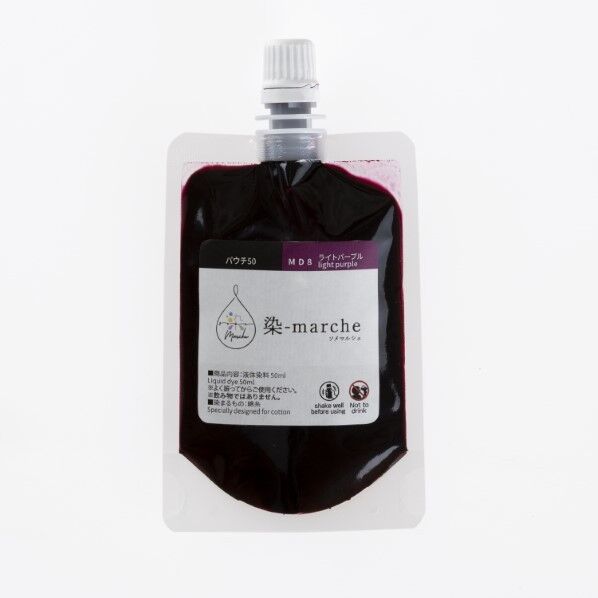 オリンパス オリムパス 染-marche 液体染料 パウチ50 50ml 長さ145mm×幅75mm×高さ15mm ライトパープル OLY-MD8 1ケ