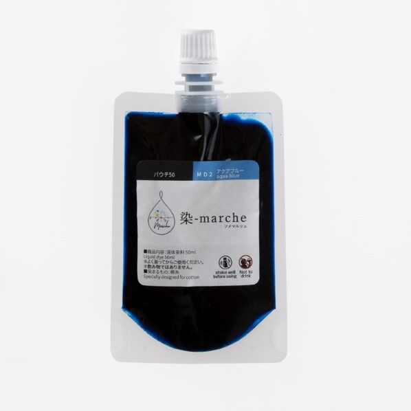 オリンパス オリムパス 染-marche 液体染料 パウチ50 50ml 長さ145mm×幅75mm×高さ15mm アクアブルー OLY-MD2 1ケ