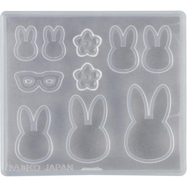 ソフトモールドウサギW90XD12XH80mm W90XD12XH80㎜ 403053 1