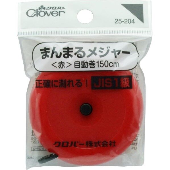 マンマルメジャー 赤 ケース色:赤 25-204 1個