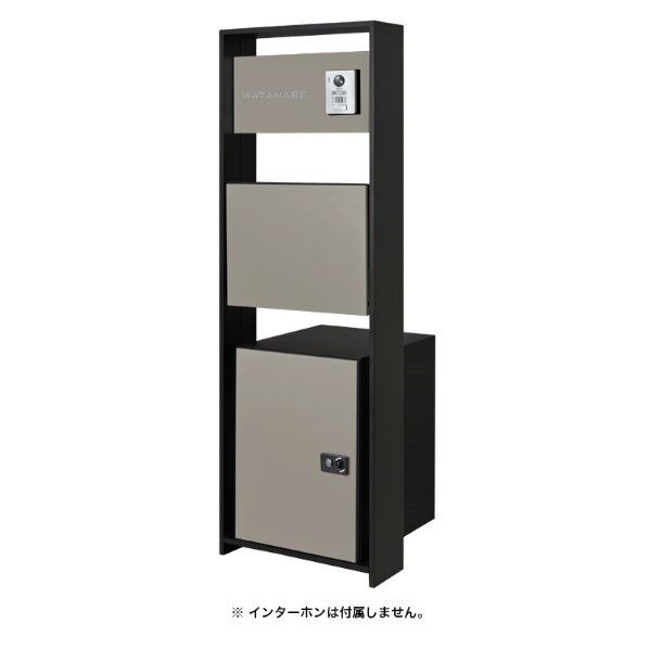 ラウム 宅配ボックス付 フロストグレージュ 宅配投函扉:左