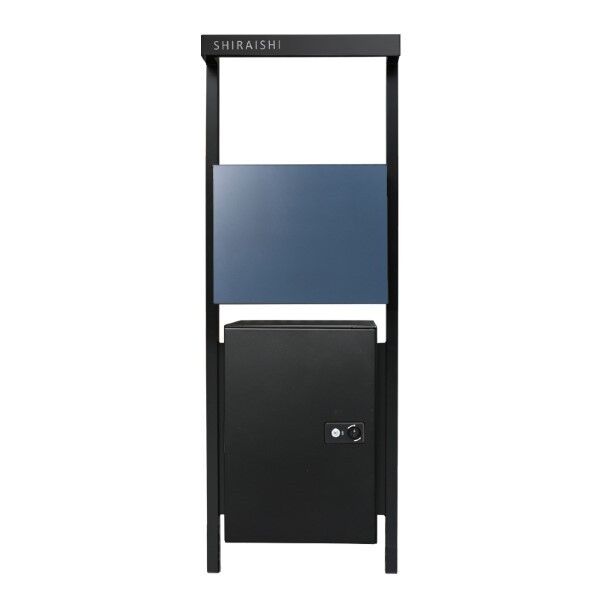 コールB プレーン宅配付ポスト色:ダルブルー宅配扉:左