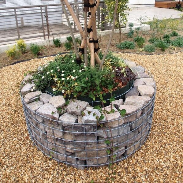 ガビオン 植栽ユニット