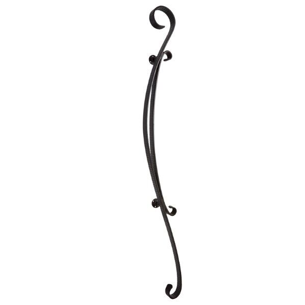 ロートアイアンドア取っ手 H12L