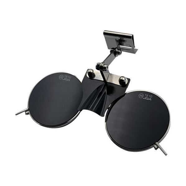 ひさし有りヘルメット取付遮光めがね 383BL TB10