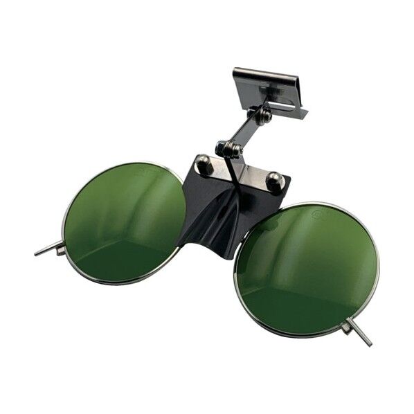 ひさし有りヘルメット取付遮光めがね 383BL TBP2