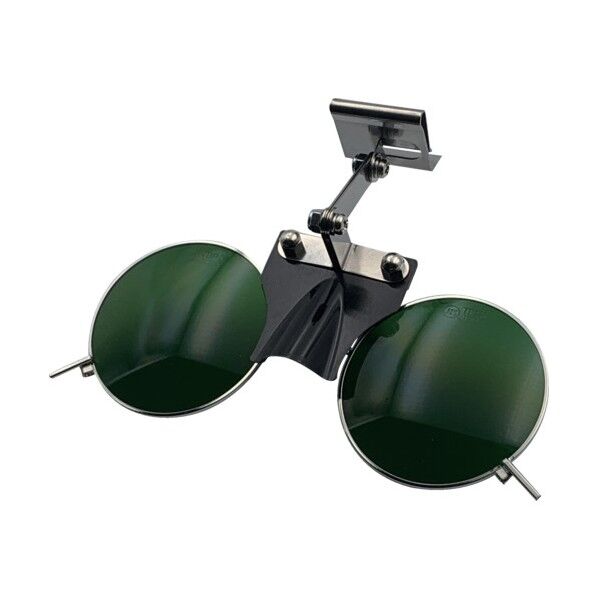 ひさし有りヘルメット取付遮光めがね 383BL TBP3