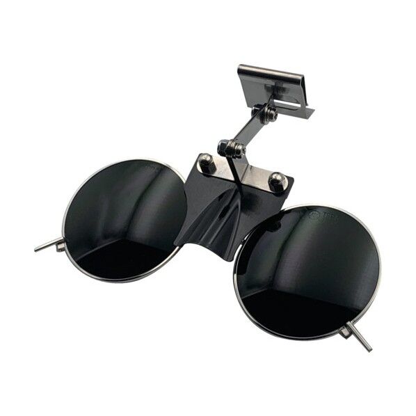 ひさし有りヘルメット取付遮光めがね 383BL TBP5