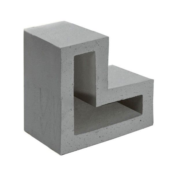 セラボックス (スタイリッシュ空洞型レンガ) L型 コーナー いぶし MI2-SERLOXCN