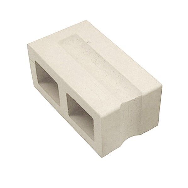 空胴レンガ 2つ穴 端