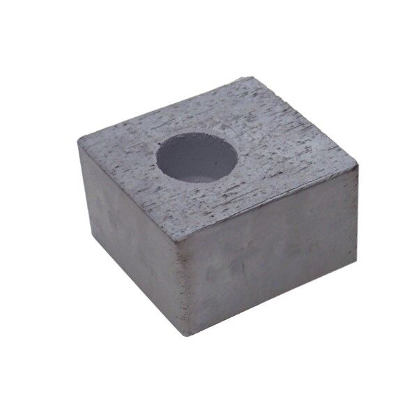オンリーワンクラブ 透積用レンガ 1ツ穴天端用 100×100×60mm いぶし MI2-1OXSK-100 1個