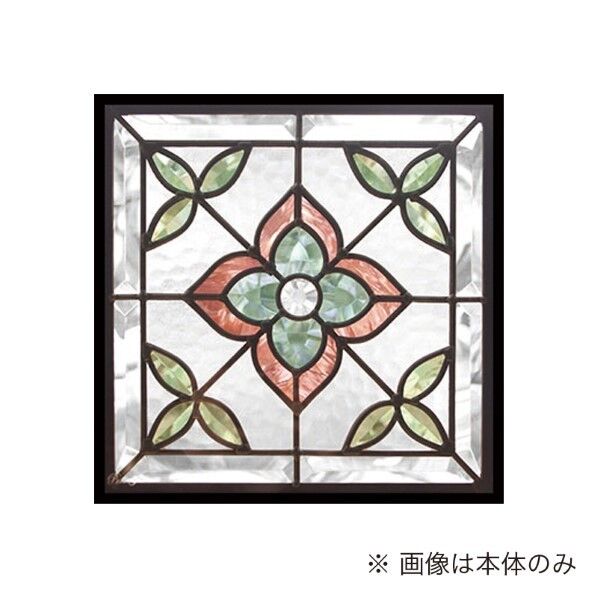 ピュア・ステンドグラス 300シリーズステンレス枠(シルバー)セット E16WE1