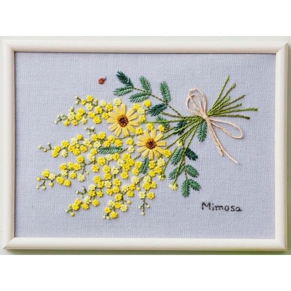 ルシアン 青木和子 お庭のスケッチブック(ミモザのスワッグ)