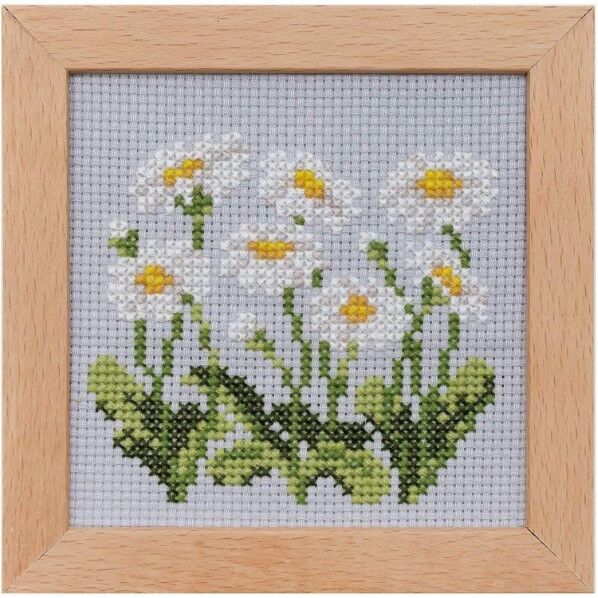 LECIEN (ルシアン) 刺しゅうキット 小さな花のフレーム クロスステッチ 881