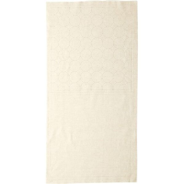 LECIEN (ルシアン) 刺し子 綿麻 マルチクロス Col.12 丸つなぎ 98905