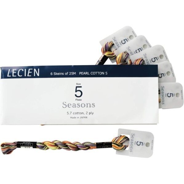 ルシアン LECIEN COSMO(コスモ) 手芸家 洋輔さんとコラボ グラデーション Seasons5 長さ260mm×幅100mm×高さ30mm マルチカラー CS5S-212 1箱