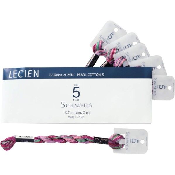 ルシアン LECIEN COSMO(コスモ) 手芸家 洋輔さんとコラボ グラデーション Seasons5 長さ260mm×幅100mm×高さ30mm マルチカラー CS5S-209 1箱