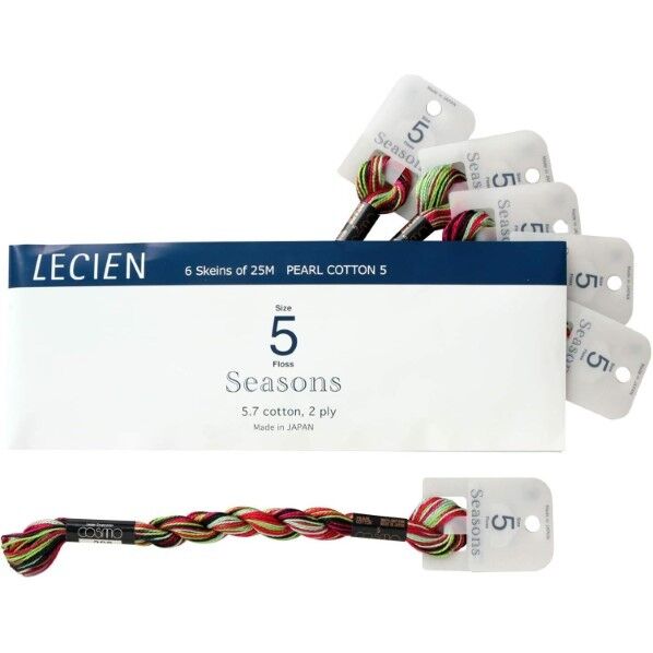 ルシアン LECIEN COSMO(コスモ) 手芸家 洋輔さんとコラボ グラデーション Seasons5 長さ260mm×幅100mm×高さ30mm マルチカラー CS5S-208 1箱