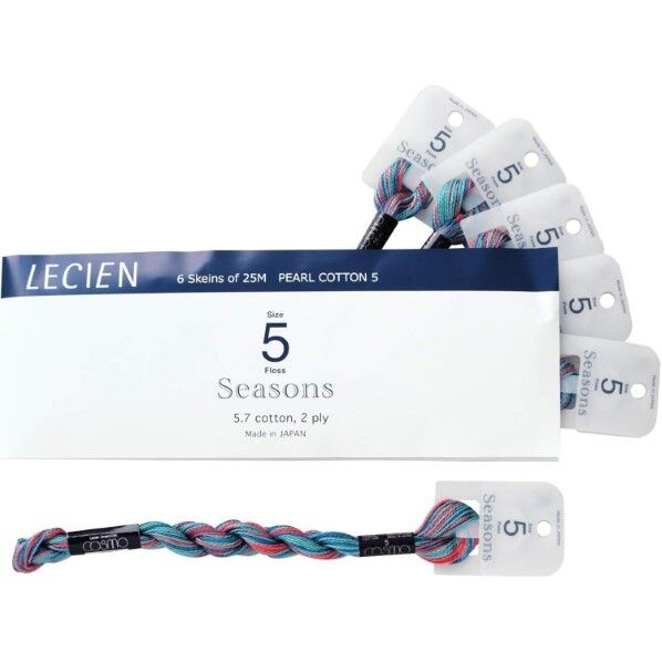 ルシアン LECIEN COSMO(コスモ) 手芸家 洋輔さんとコラボ グラデーション Seasons5 長さ260mm×幅100mm×高さ30mm マルチカラー CS5S-201 1箱