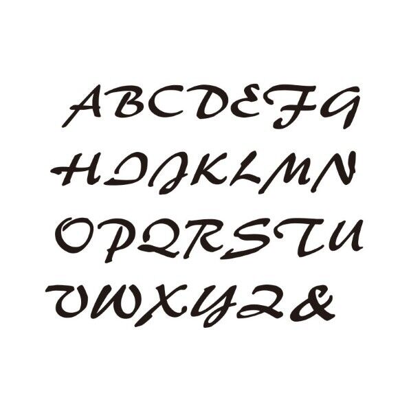 キリモジ ブラッシュフラッシュ H30サイズ 1文字追加 F