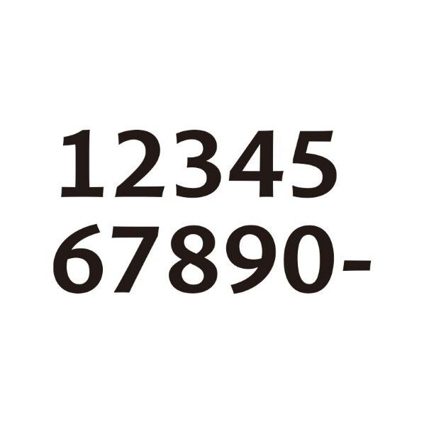 キリモジ リグリア H30サイズ 1文字追加 0