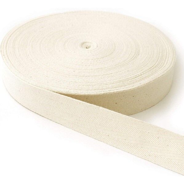 日本紐釦貿易 綿厚綾テープ(綿100%) 幅38mm×50m巻